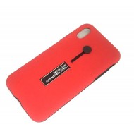 Cover Kickstand Matte With Finger Strap Apple Iphone X (5 .8) Red